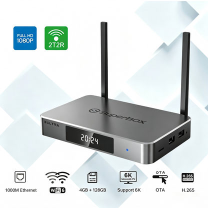 🔥S6 Max 2025 Super Box for TV⏰No Monthly Fees📶100% Free TV Box
