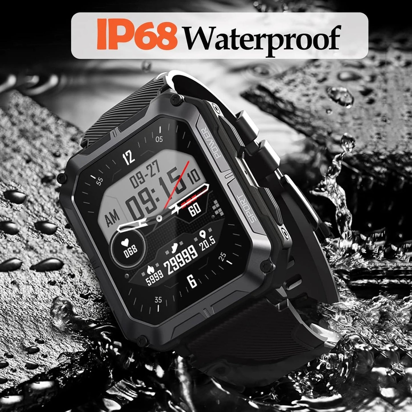 Smart Watch for Men -Bluetooth Call Outdoor Sports Watch
